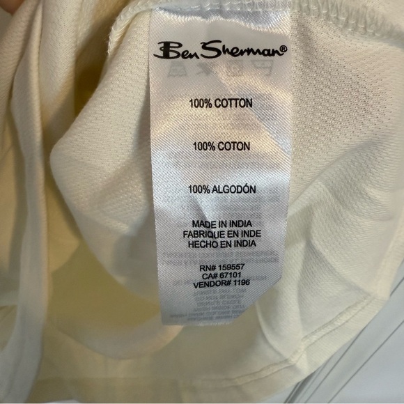 Ben Sherman Mens T-Shirt Large Crew Neck Short Sleeve Stretch Pocket Tee $69 - Picture 5 of 5